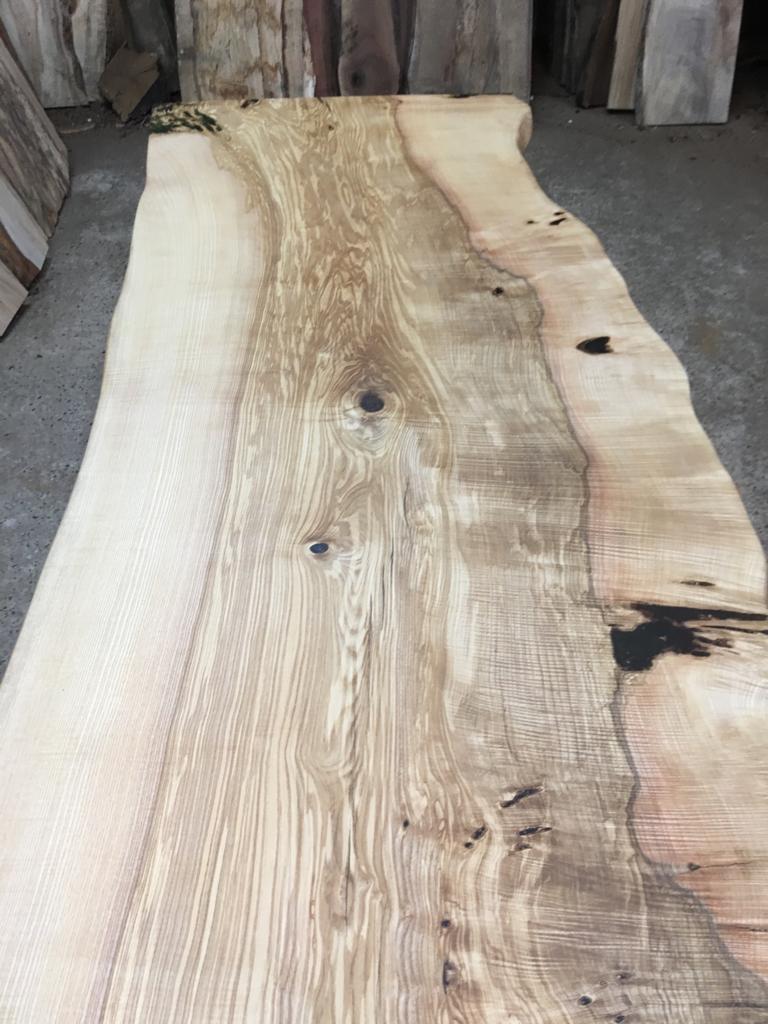 Single Slab Olive Ash Table