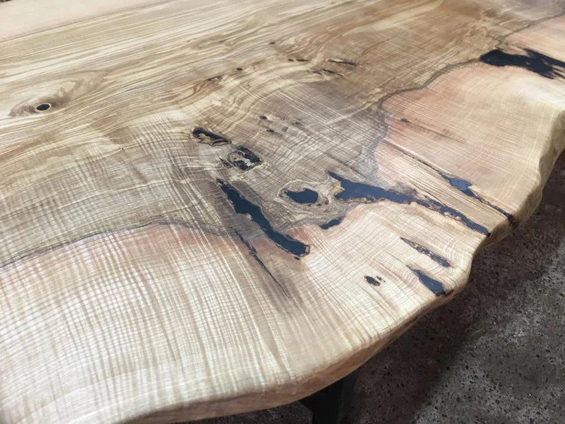 Single Slab Olive Ash Table