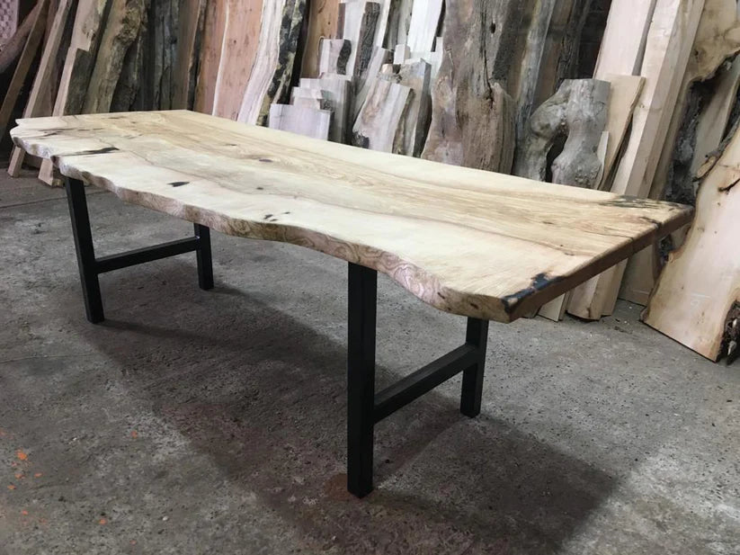 Single Slab Olive Ash Table