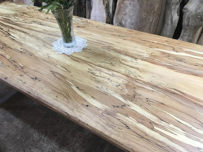 Book Matched Spalted Beech Table