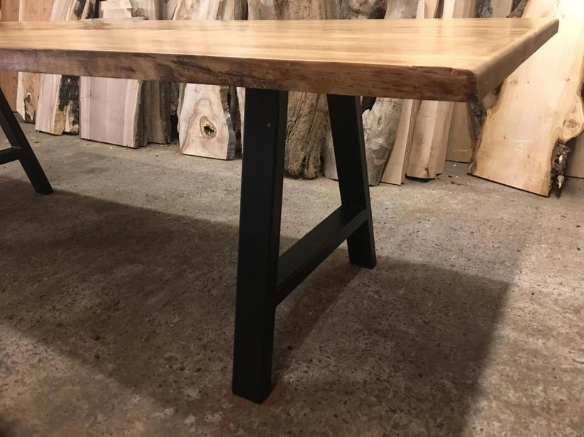 Book Matched Wych Elm Dining Table