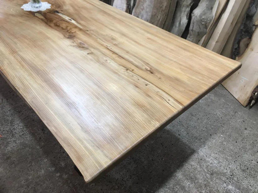 Book Matched Wych Elm Dining Table