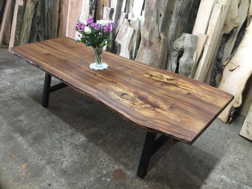 Book Matched English Elm Table