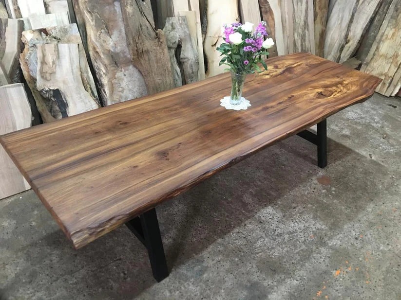 Book Matched English Elm Table