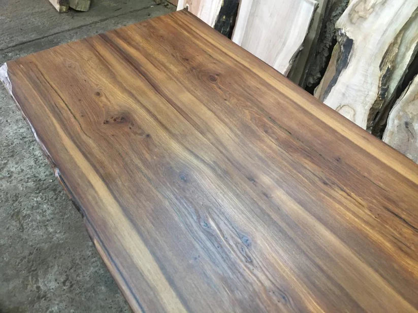 Book Matched English Elm Table