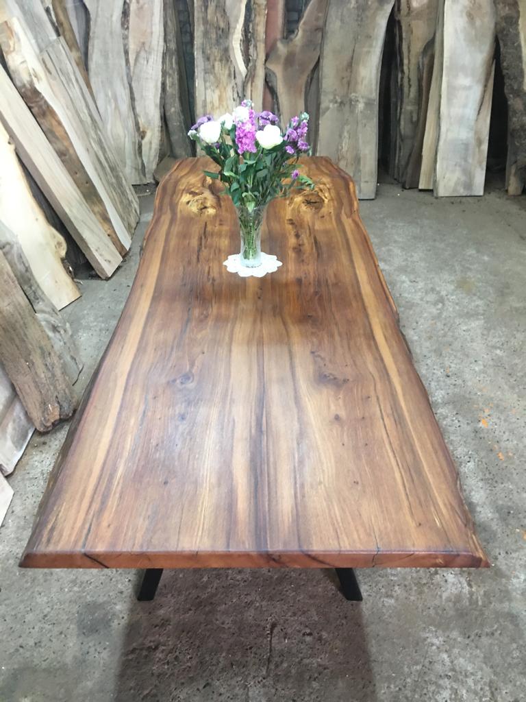 Book Matched English Elm Table