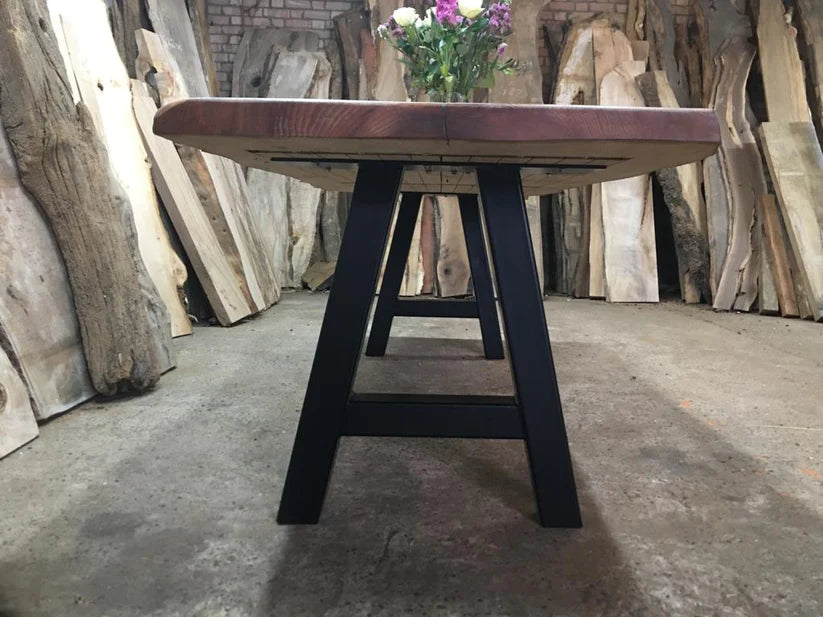 Single Slab English Elm Table